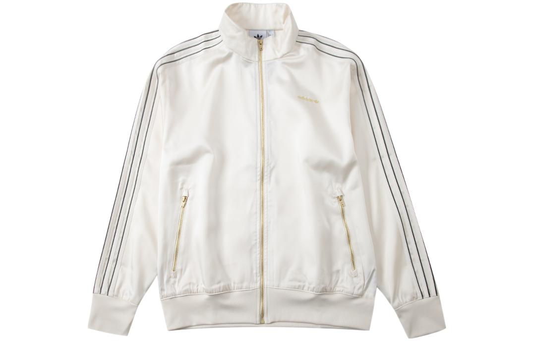 adidas Firebird Trefoil White Track Jacket Autumn Sportswear H31291