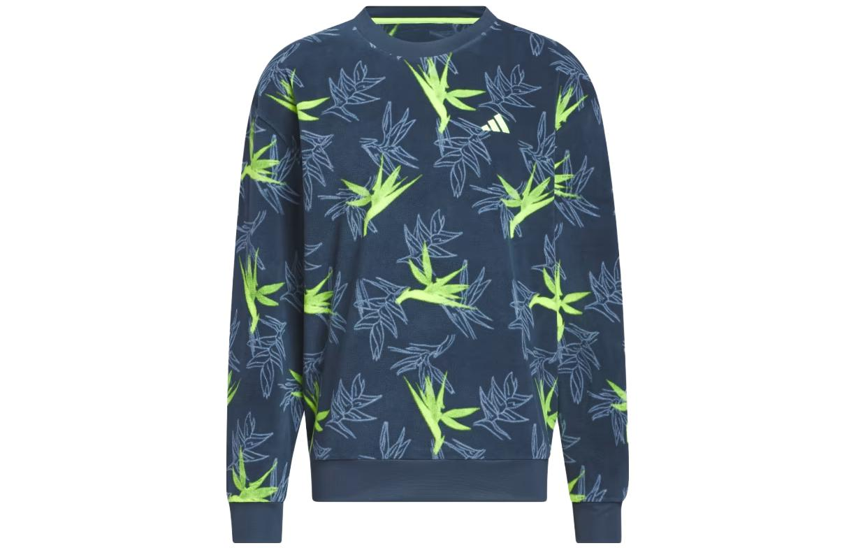 adidas Fitted Crewneck Long Sleeve Sweatshirt Japan Edition Navy Blue IB1982-JAPAN