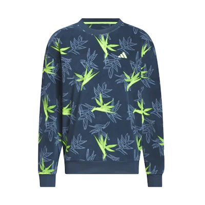 adidas Fitted Crewneck Long Sleeve Sweatshirt Japan Edition Navy Blue IB1982-JAPAN