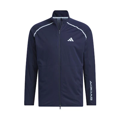 adidas Fitted Logo Print Zip Jacket Blue HY0949