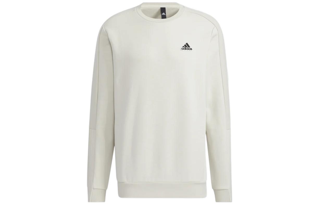 adidas Fleece-Lined Crewneck Sweatshirt Alun Brown HG1825