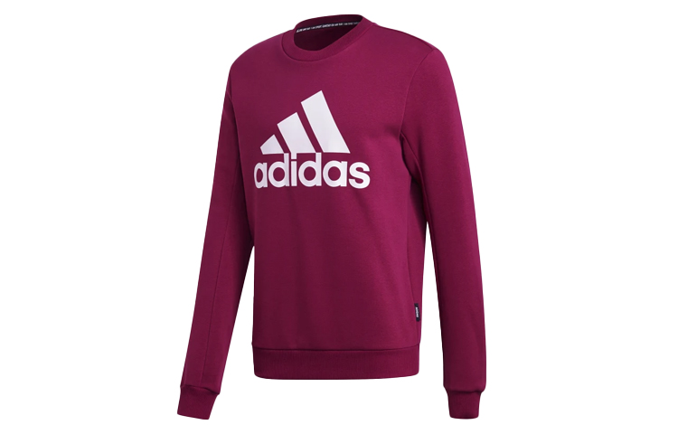 adidas Fleece-Lined Pullover Crewneck Sweatshirt - Purple FR6613