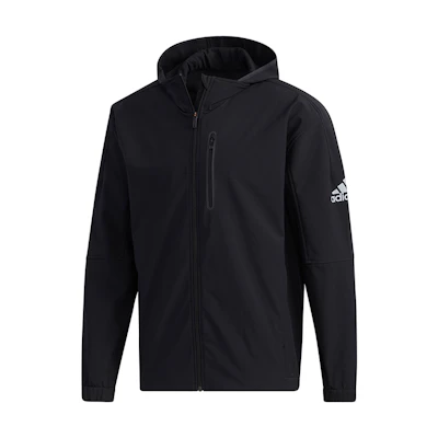 adidas Fleece-Lined Warm Hooded Jacket Black GE0408