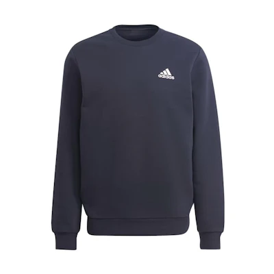 adidas Fleece Crewneck Pullover Sweatshirt Legend Ink H42002