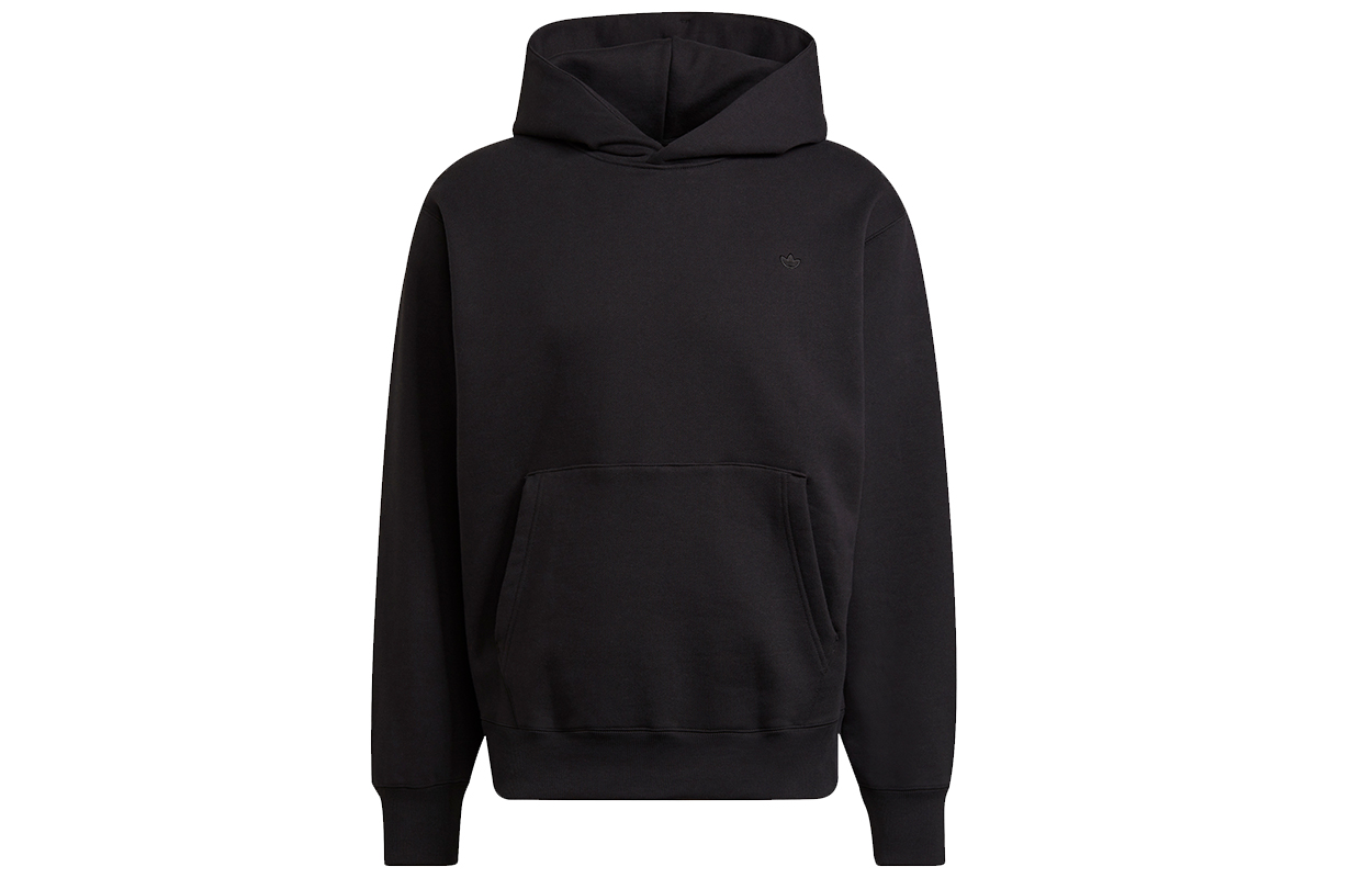 adidas Fleece Pullover Hoodie Black H11377