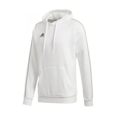 adidas Fleece Soccer Hoodie Pullover White FS1895