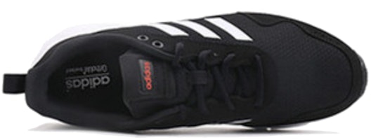 adidas Fluidcloud Neutral 防滑減震耐磨 低幫 跑步鞋 男款 黑白 Shop adidas Fluidcloud Neutral 防滑減震耐磨 低幫 跑步鞋 男款 黑白