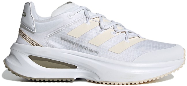 adidas neo Fluidflash 減震防滑 厚底運動鞋 白灰色 Order adidas neo Fluidflash 減震防滑 厚底運動鞋 白灰色