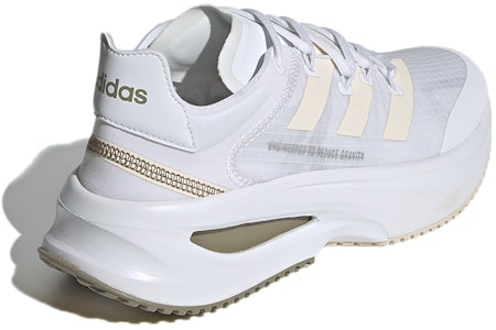 adidas neo Fluidflash 減震防滑 厚底運動鞋 白灰色 Shop adidas neo Fluidflash 減震防滑 厚底運動鞋 白灰色