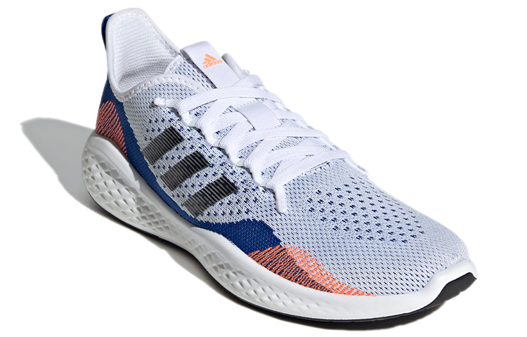 Lookbook アディダス Fluidflow 2.0 白/ロイヤルブルー FY5959