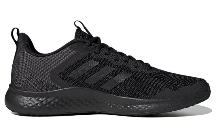 Lookbook adidas Fluidstreet 減震防滑耐磨 低筒 跑步鞋 男款 黑灰