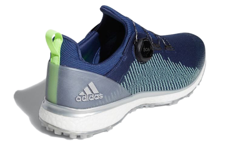 Shop adidas Forgefiber Boa 快速繫帶系統 低筒運動跑步鞋 藍灰