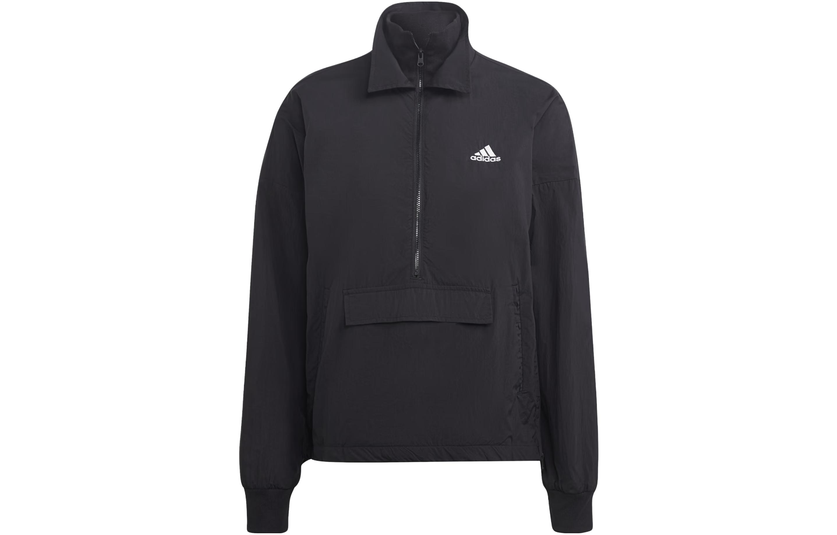 adidas Formal Track Top Black Long Sleeve Jacket with Logo for Men IC3424