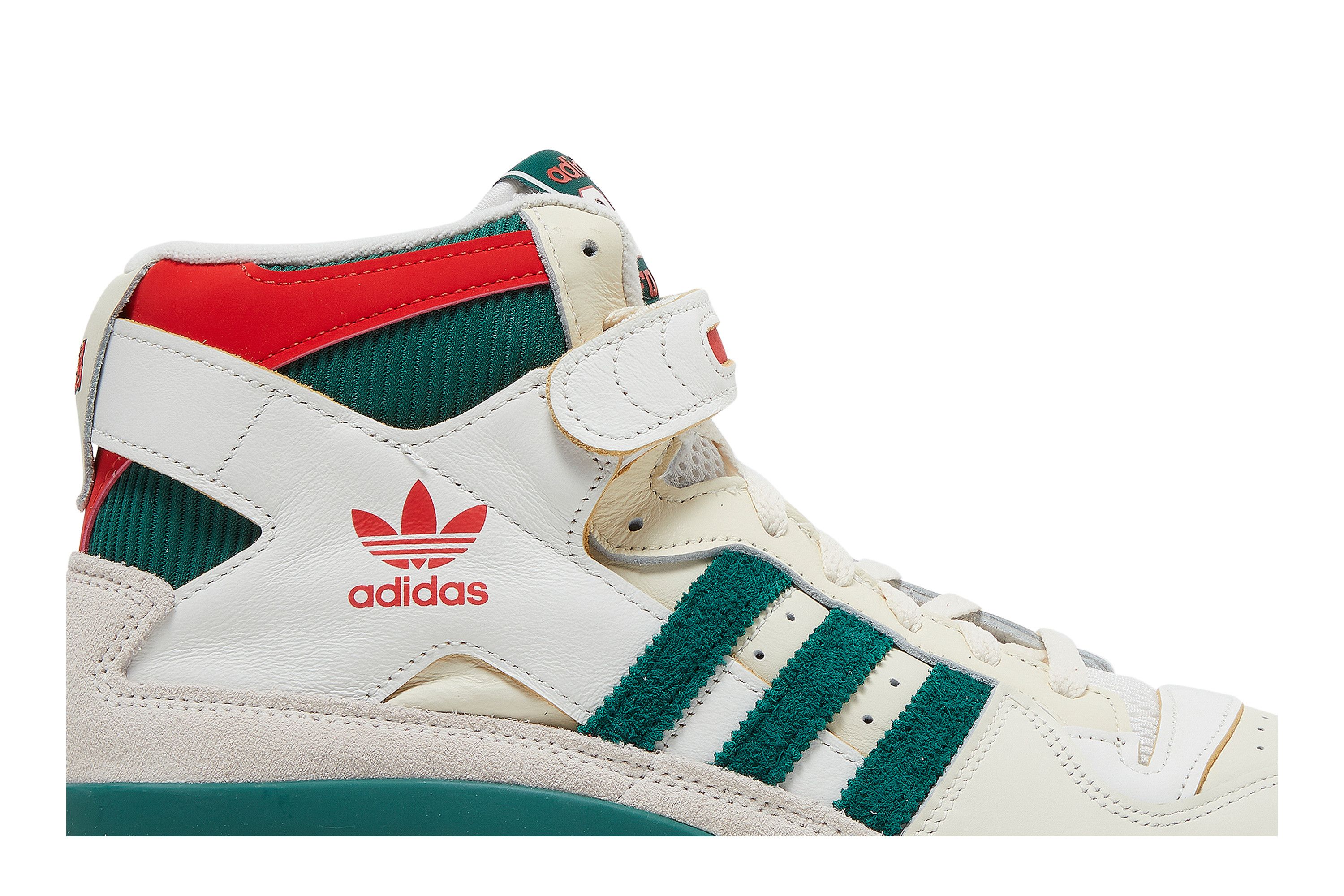 Lookbook 阿迪达斯 Forum 84 High 'Bucks' 高帮篮球鞋 GX9055