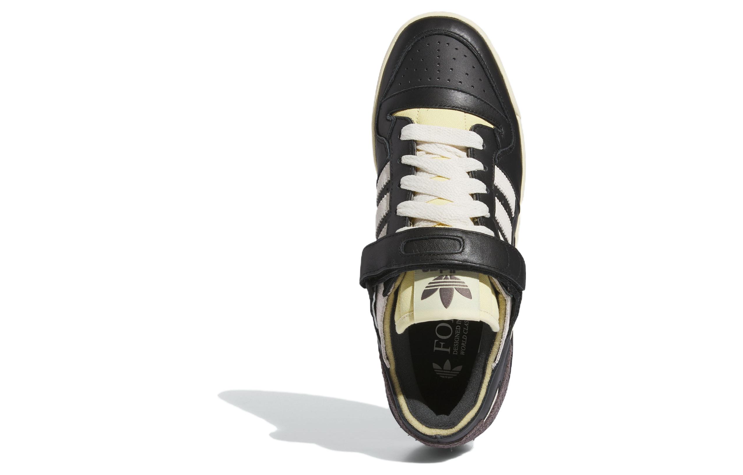 Lookbook adidas Forum 84 Low 'Hitam Krim Kuning Cerah' IE3206