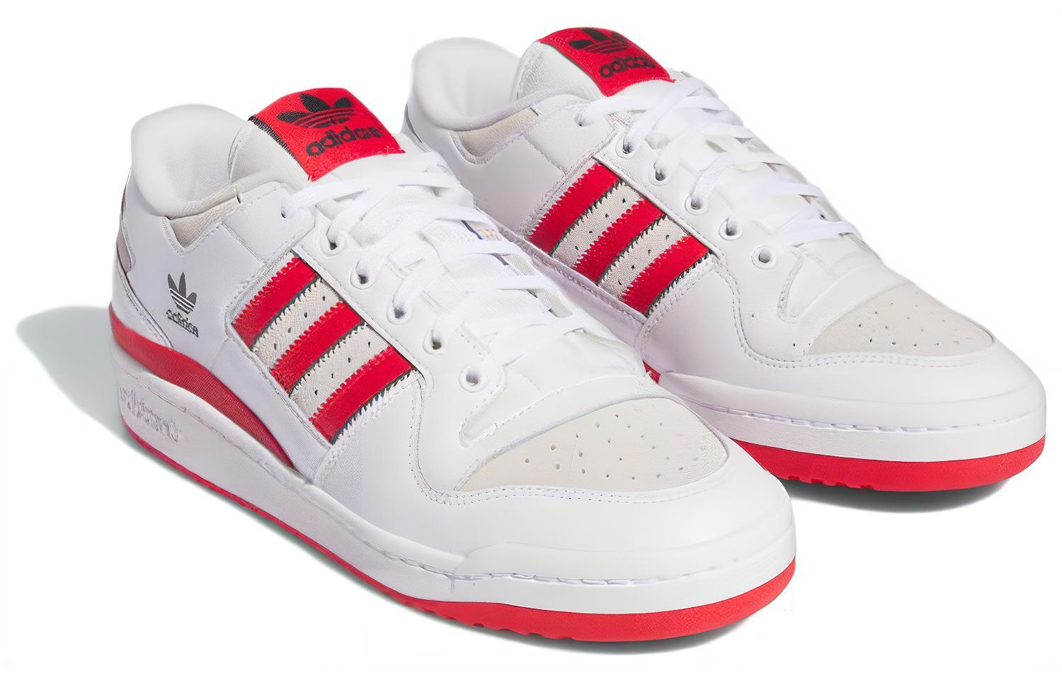 Lookbook adidas Forum 84 Low ADV 'Putih Better Scarlet' IG7582