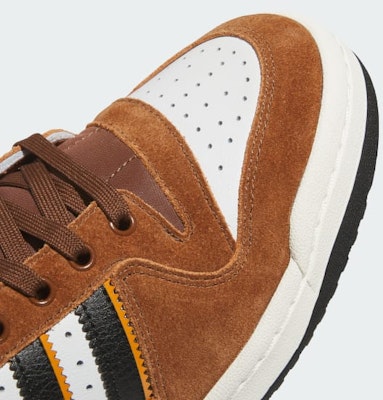 아디다스 포럼 84 로우 ADV 크리스탈 화이트/코어 블랙/러스틱 오렌지 JP6076 2