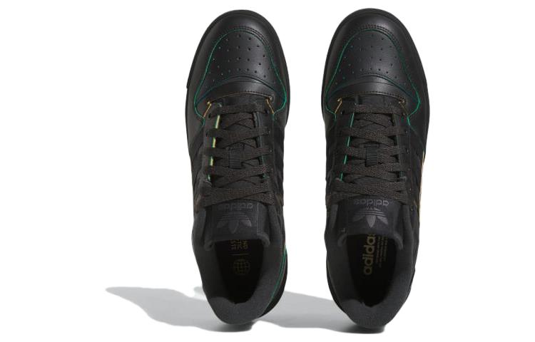 Shop adidas originals 經典款 FORUM EXHIBIT LOW 百搭休閒 輕鬆舒適 減震耐磨 低筒 板鞋 男款 黑色
