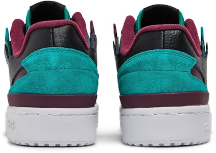 阿迪达斯Forum Exhibit Low '黑色胜利深红' H01912 Details for 阿迪达斯Forum Exhibit Low '黑色胜利深红' H01912