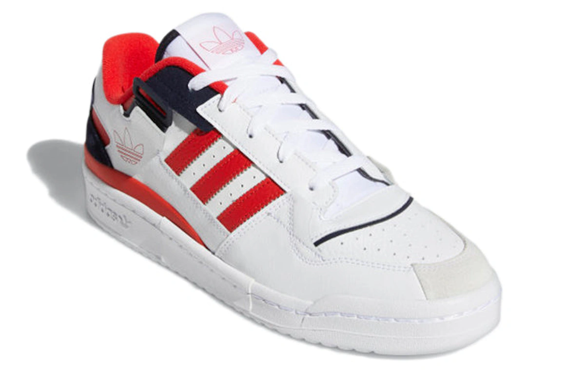 adidas Forum Exhibit Low 'Cloud White Red' GZ5391