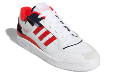 adidas Forum Exhibit Low 'Cloud White Red' GZ5391
