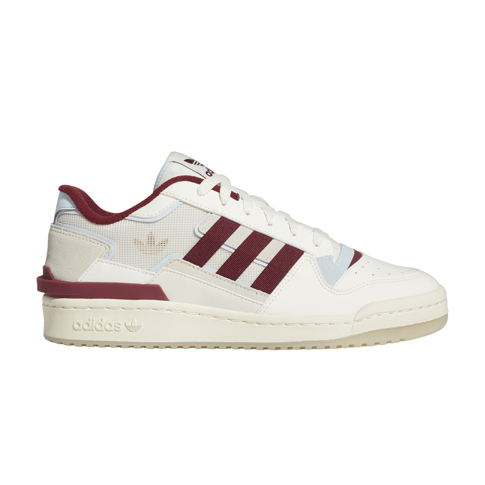 adidas forum low white burgundy