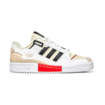 adidas Forum Exhibit Low "White Vivid Red"
