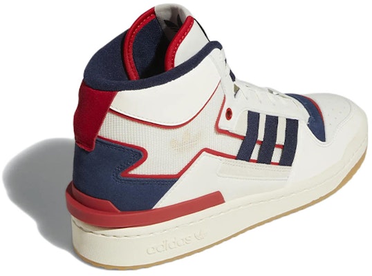adidas Forum Exhibit Mid 'Off White Collegiate Navy' HQ1482 Shop adidas Forum Exhibit Mid 'Off White Collegiate Navy' HQ1482