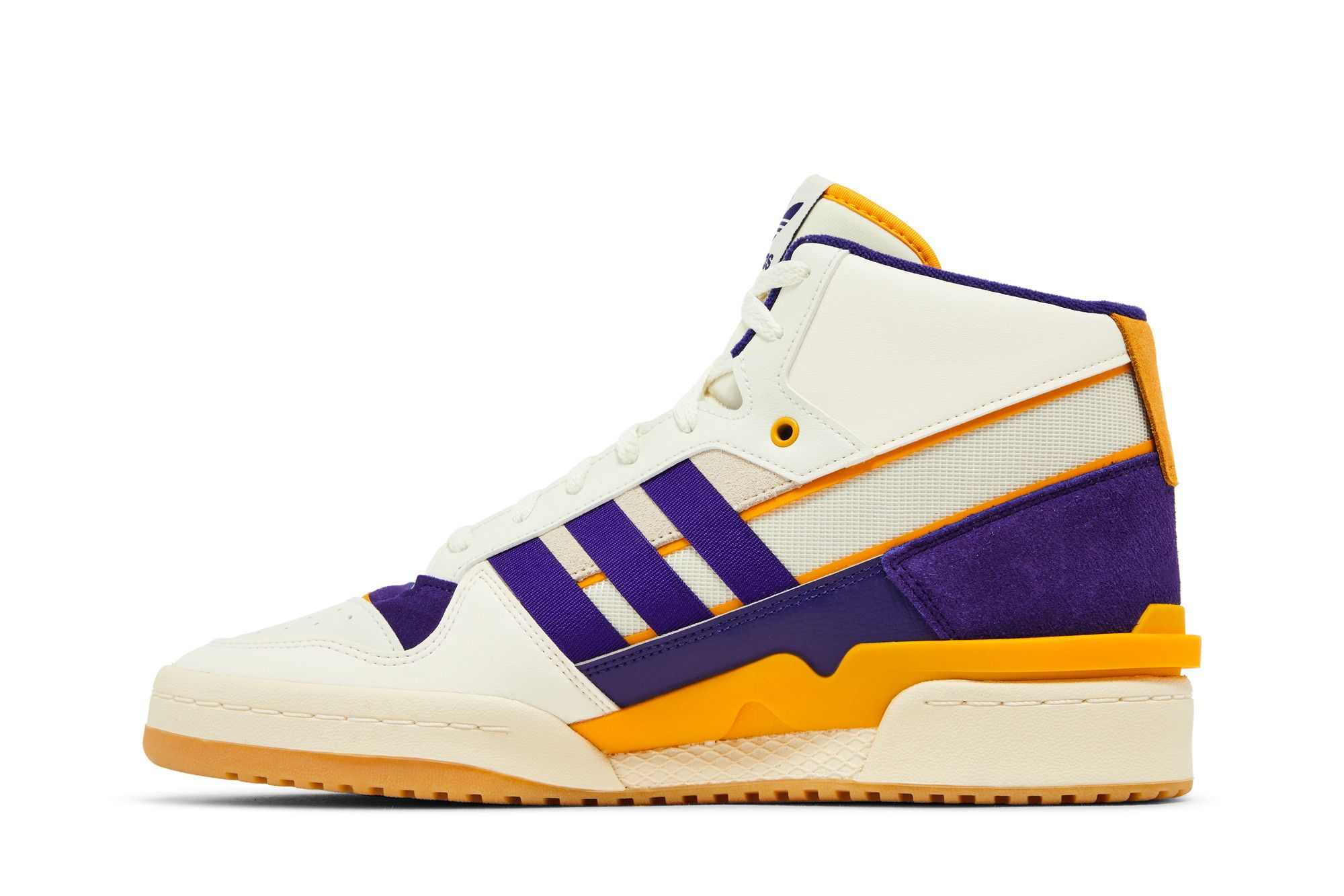 Lookbook adidas Forum Exhibit Mid ''Wit Collegiate Paars'' GX4119