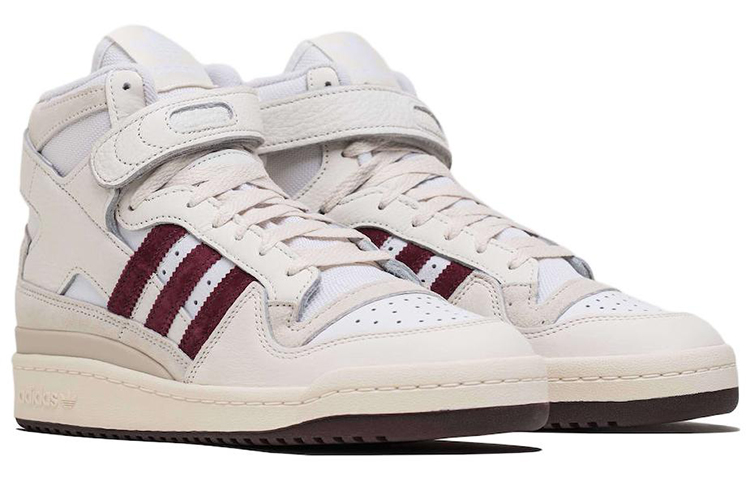 Lookbook アディダス フォーラム ハイ パッカー 白マルーン GX1520