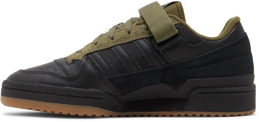adidas Forum Low 'Black Focus Olive' H01928 Lookbook adidas Forum Low 'Black Focus Olive' H01928