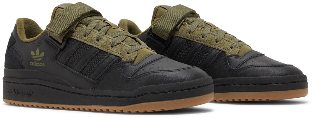 adidas Forum Low 'Black Focus Olive' H01928 Cheap adidas Forum Low 'Black Focus Olive' H01928