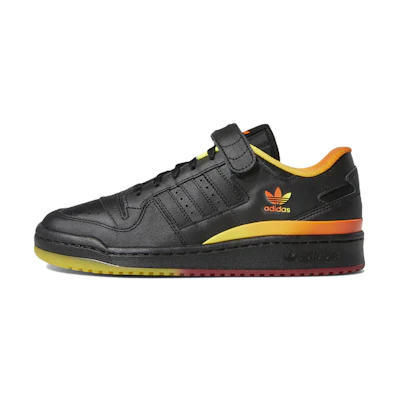 adidas Forum Low 'Black Orange Yellow Gradient'