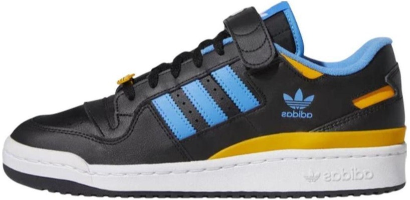 adidas Forum Low 'Black Pulse Blue Collegiate Gold' FZ5890 Lookbook adidas Forum Low 'Black Pulse Blue Collegiate Gold' FZ5890