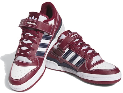 adidas Forum Low 'Team Collegiate Burgundy Navy' dalam warna Burgundy Navy. H03811 Lookbook adidas Forum Low 'Team Collegiate Burgundy Navy' dalam warna Burgundy Navy. H03811