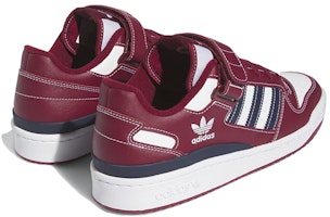adidas Forum Low 'Team Collegiate Burgundy Navy' dalam warna Burgundy Navy. H03811 Shop adidas Forum Low 'Team Collegiate Burgundy Navy' dalam warna Burgundy Navy. H03811