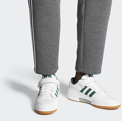 아디다스 포럼 로우 '화이트 그린 검' AQ1261 Sizing 아디다스 포럼 로우 '화이트 그린 검' AQ1261