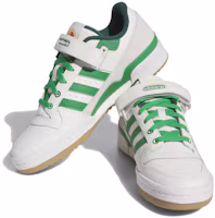 Shop adidas originals FORUM 減震耐磨 低筒 板鞋 男款 白綠