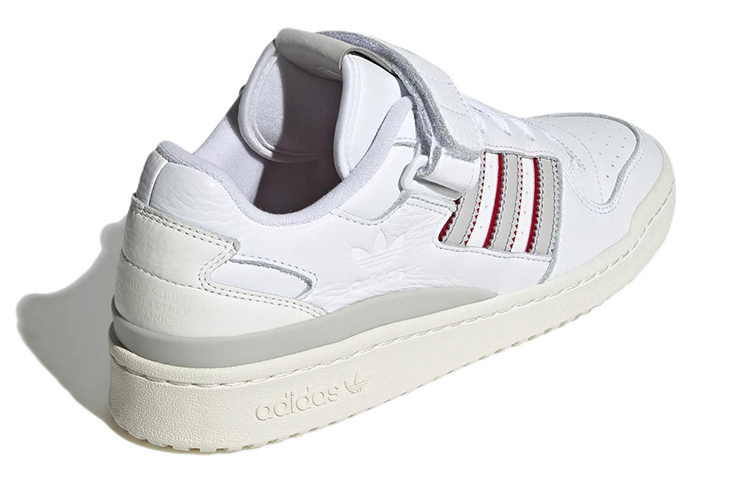 Shop adidas Forum Low ‘白灰紅’ H03424