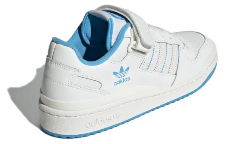 Shop 아디다스 포럼 로우 '화이트 세미 블루 버스트' IG3785