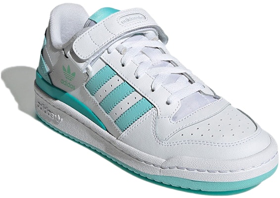 adidas originals FORUM Low 休閒 耐磨輕便 低筒 滑板鞋 男女款 白藍 Lookbook adidas originals FORUM Low 休閒 耐磨輕便 低筒 滑板鞋 男女款 白藍