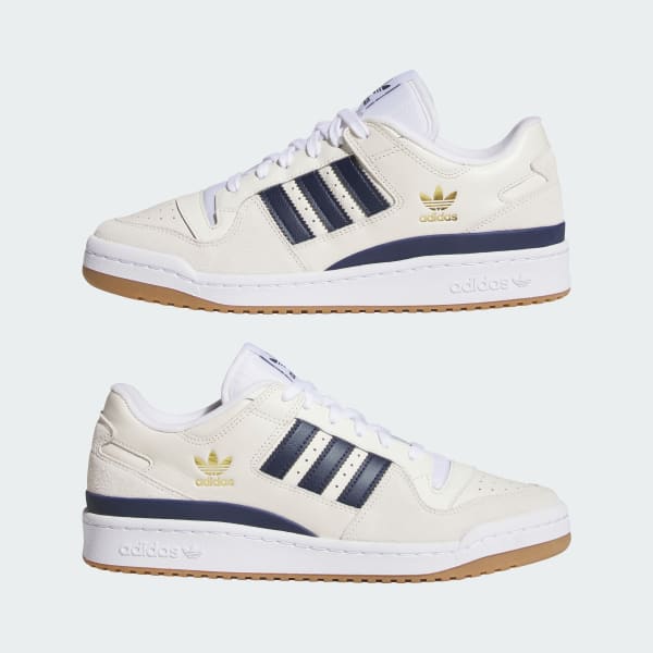 Sizing 阿迪达斯 Forum Low 白色/海军蓝/云白 HQ9422