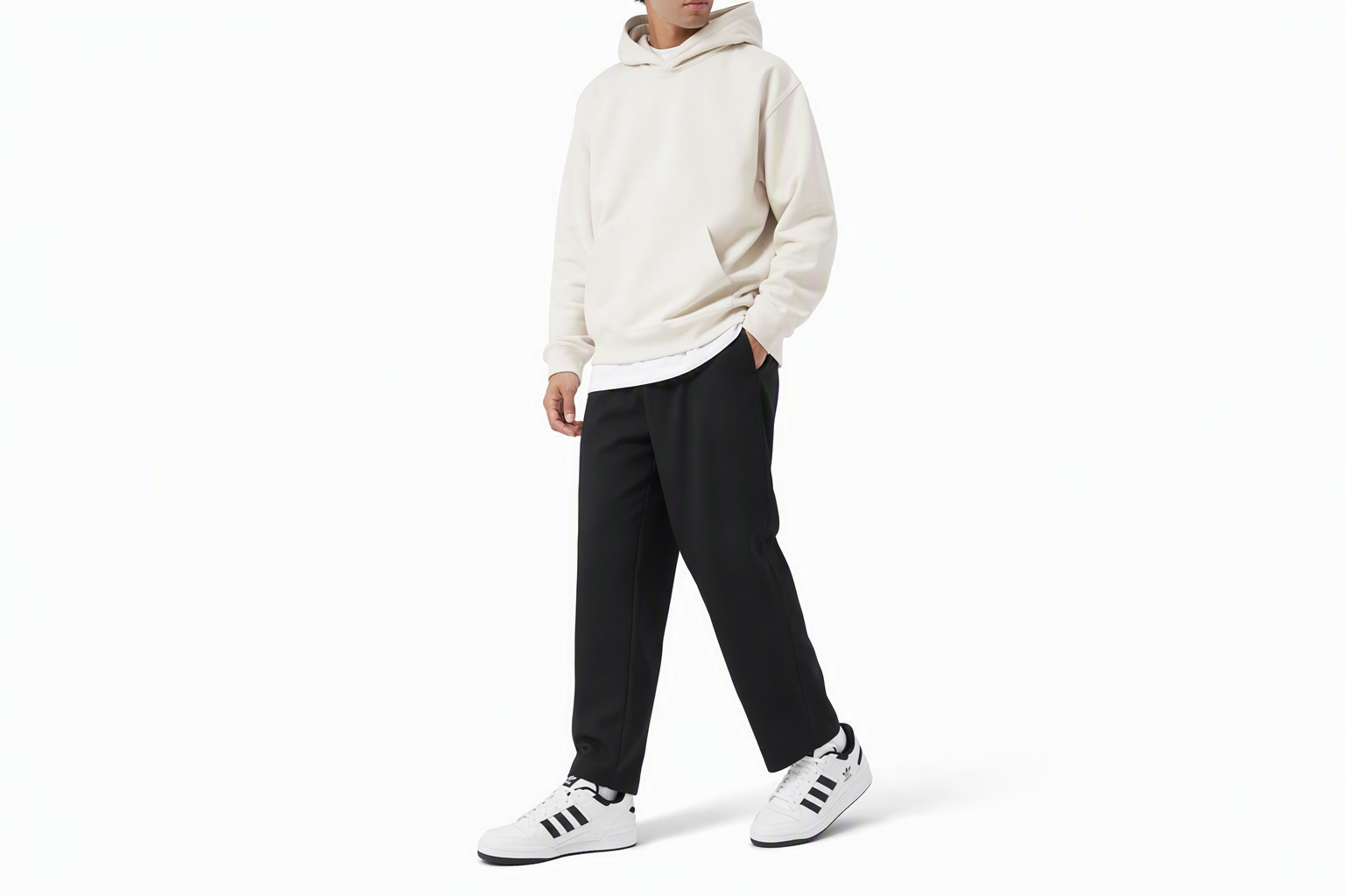 Order adidas originals FORUM系列 Low Cl 舒適 防滑耐磨 低筒 板鞋 男女同款 白黑