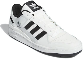 Shop adidas originals FORUM系列 Low Cl 舒適 防滑耐磨 低筒 板鞋 男女同款 白黑