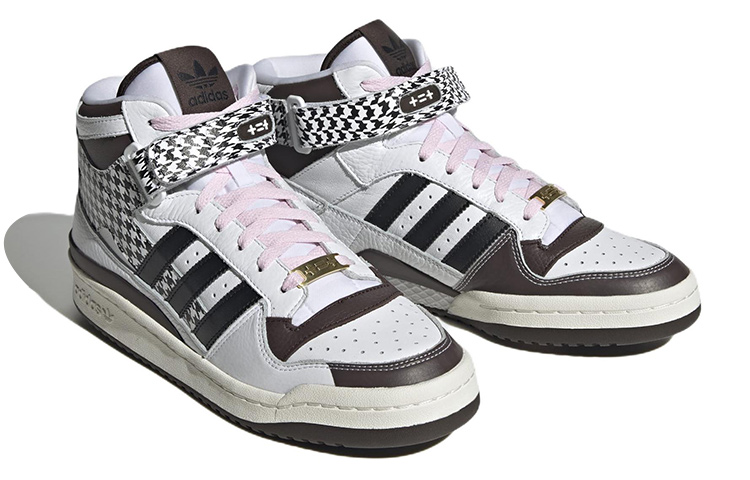 adidas Forum Mid 'Dark Brown Houndstooth' 圖 3