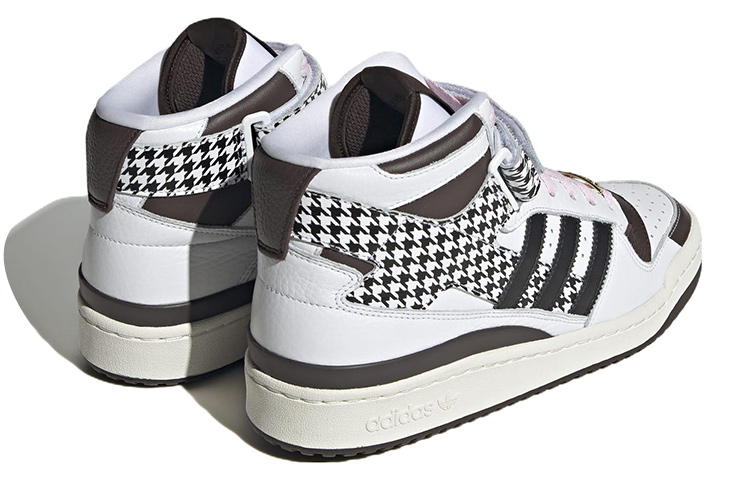 adidas Forum Mid 'Dark Brown Houndstooth' 圖 4
