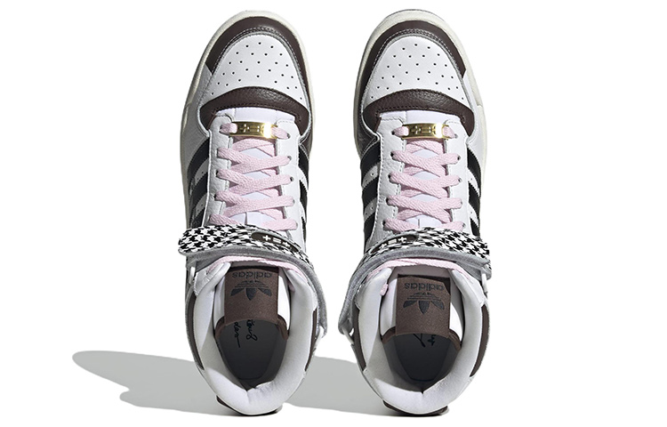 adidas Forum Mid 'Dark Brown Houndstooth' 圖 5