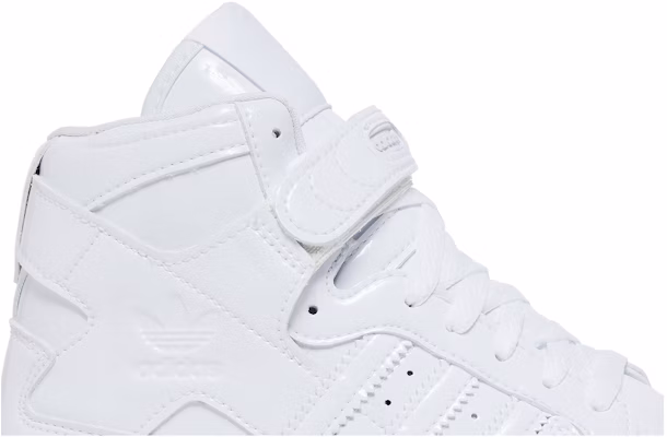 (Women) adidas Forum Mid 'Triple White Patent Leather' G58066 Order (Women) adidas Forum Mid 'Triple White Patent Leather' G58066
