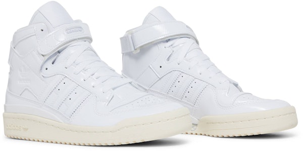 (W) adidas Forum Mid 'Putih Polos Kulit Patent' G58066 Cheap (W) adidas Forum Mid 'Putih Polos Kulit Patent' G58066