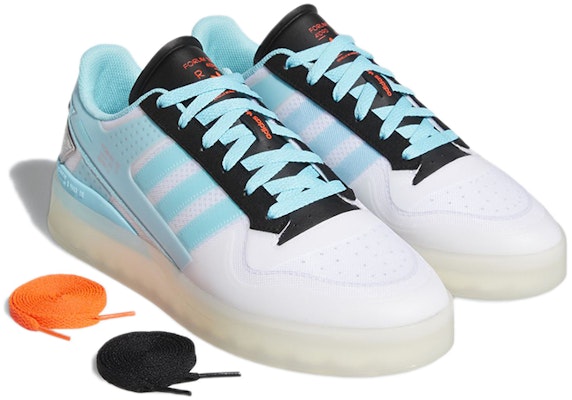 adidas Forum Tech Boost 'White Pulse Aqua' Q46356 Shop adidas Forum Tech Boost 'White Pulse Aqua' Q46356